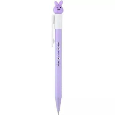 Imagem de Lapiseira BRW Rabbits 0,7mm  Conforto e Estilo Divertido -, Roxo