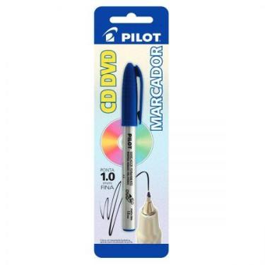 Imagem de Pincel permanente CD/DVD 1.0 Azul com 1 unidade - Pilot
