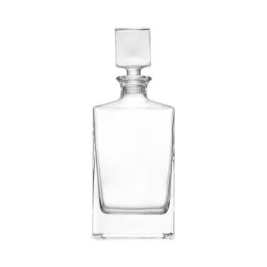 Imagem de Decanter Cristal Quadrado Para Destilados E Licor 850ml - Wolff
