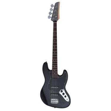 Imagem de Contrabaixo Seizi Fun Jazu JB 4 Black Sparkle - (Acompanha Bag)