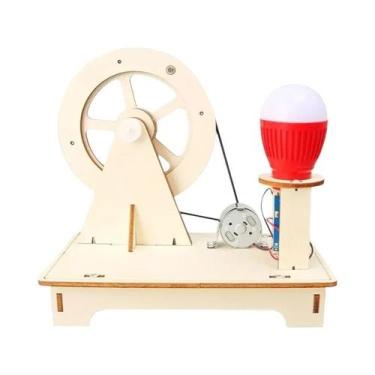 Imagem de Gerador Manual Para Crianças, Projeto De Ciência E Tecnologia DIY, Cor