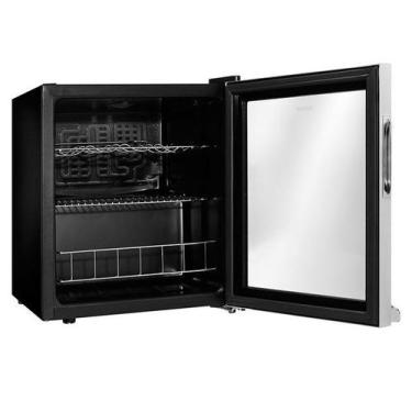 Imagem de Adega Suggar Lyon Digital 13 Garrafas Preta E Inox 220V AD1522IX, Inox