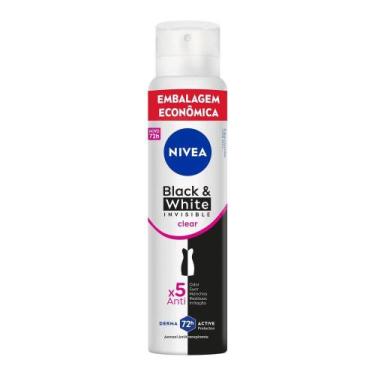 Imagem de Desodorante Aerossol NIVEA Black & White INVISIBLE Clear 200ml