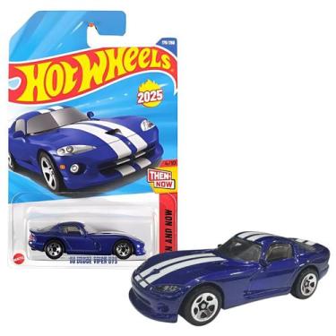 Imagem de Carrinho Hot Wheels 96 Dodge Viper GTS Azul HYW50 - Mattel