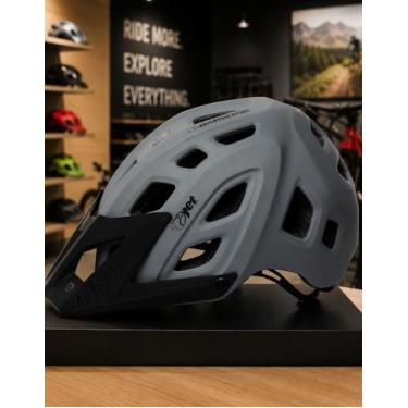 Imagem de Capacete Ciclismo Bike Jet Raptor Ventilado Mtb Grafite Cor:CinzaTaman