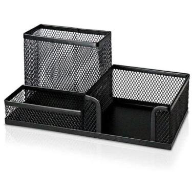 Imagem de Porta Lapís, Caneta, Clips, Lembrete, Aramado, Preto, GV Office, 67674