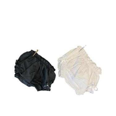 Imagem de Calcinha Bebê Bunda rica simples tapa fralda algodão - Luxo baby, Kit 