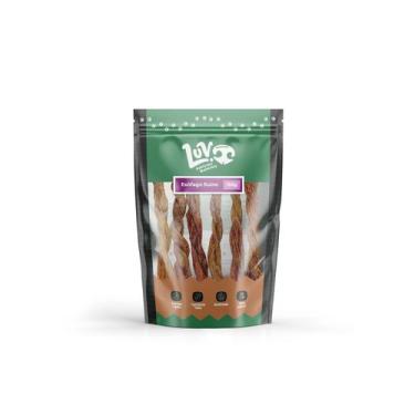 Imagem de Mordedor Natural LUV Esôfago Suíno 150g para Cães  Mastigável Fácil  E