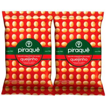 Imagem de Kit 2 Biscoito Piraquê Queijinho com 100g