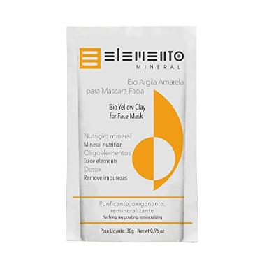 Imagem de Elemento Mineral Máscara Facial Bio Argila Amarela 30g Indicada Para Pele com Aspecto de Stress Purifica Desintoxica Combate a Olheiras