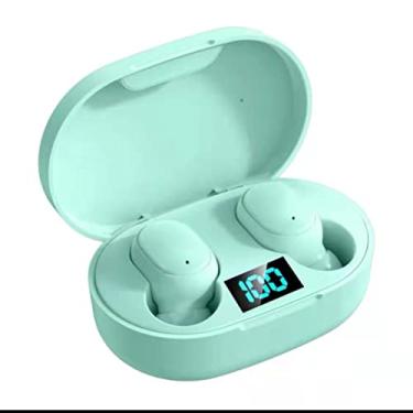 Imagem de Legou fones de ouvido bluetooth Fone de ouvido bluetooth para jogos com redução de ruído esportivo TWS E6s verde