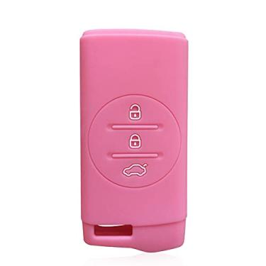 Imagem de Venus-David Porta-chaves do carro Capa Porta-chaves Porta-chaves com anel, adequado para Chery Tiggo 8 Arrizo 5 Pro Gx 5x eQ7 Chery Tiggo 7 Pro exeed 2020 2021, rosa