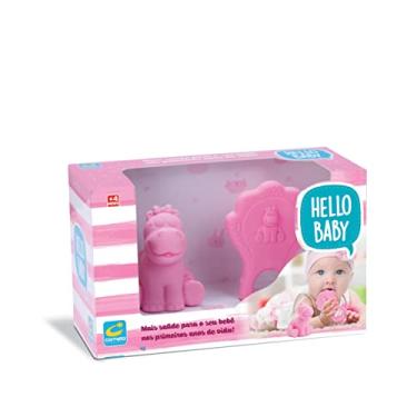 Imagem de Brinquedo de Vinil para bebê - Mordedor e Hipopótamo Hello Baby
