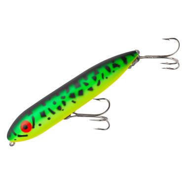 Imagem de Heddon Isca de pesca Zara Spook Topwater – Lendária isca para passear com cachorro, lagostim verde fluorescente, Zara Spook (3/4 oz)