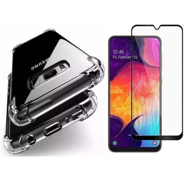 Imagem de Capinha Antichoque e Película Gel 5D Samsung S8 Plus