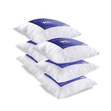Imagem de Kit com 6 Refil Para Enchimento de Almofada 45x 45 cm