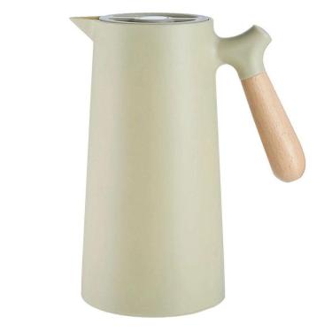 Imagem de Garrafa Termica Com Cabo Madeira Nordica Menta 1 Litro