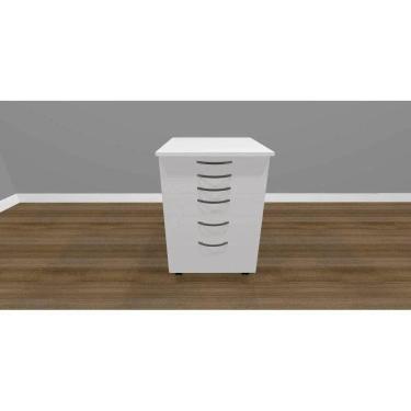 Imagem de Mesa Auxiliar Para dentista 05 Gavetas - Deki 