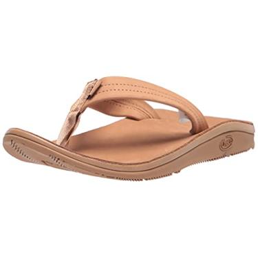 Imagem de Chaco Chinelo feminino clássico de couro, Bronzeado, 5
