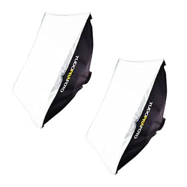 Imagem de KIT - Softbox Iluminação TUDOPRAFOTO 50x70 c/Soquete 5 Lâmpadas - KIT 2UN