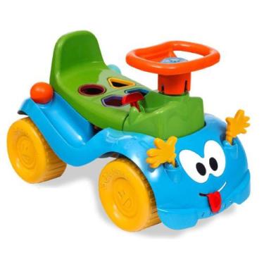 TOTOKA PLUS AZUL BEBÊ INFANTIL CARRINHO MOTOCA QUADRICICLO - Ri Happy