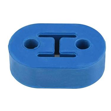 Imagem de Suporte de choque para isolador automotivo 2 furos de borracha de alta densidade suporte de escape bucha universal automotivo (azul)