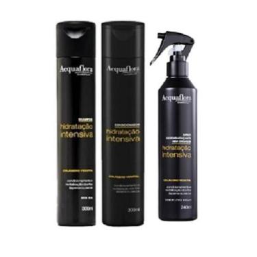 Imagem de Acquaflora Hidratação Intensiva Shampoo+Condicionador 300ml+Spray S/ E