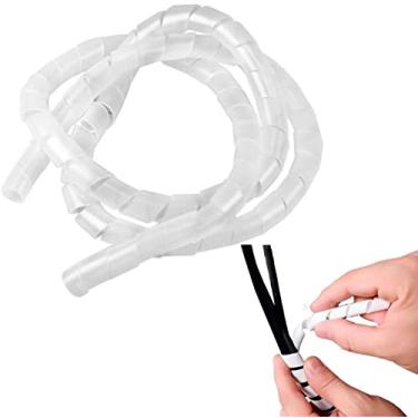 Imagem de Organizador De Fios Cabos Espiral 1,5m x 8mm Transparente