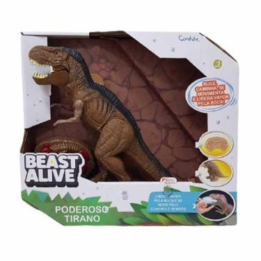 Imagem de Figura Eletrônica - Beast Alive - Feras Selvagens - Poderoso Tirano - Candide