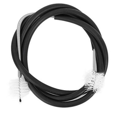 Imagem de Escova de limpeza de fio de plástico Bnineteenteam, escova de limpeza de tubo para tubo de válvula de cornete trompete instrumento musical
