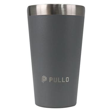 Imagem de Copo Térmico Pullo Fun 480ml Cinza, Cor: Cinza