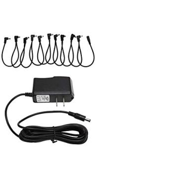 Imagem de Pig Hog Kit de energia – Fonte de alimentação para pedalboard com efeito de 9 volts + corrente de margarida com 10 pontos
