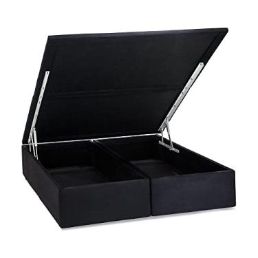 Imagem de Base Baú Preto Casal (138x188x39) - Ortobom