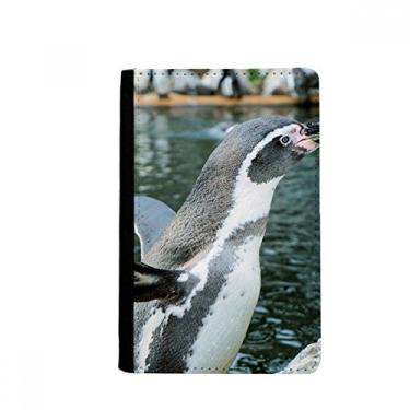 Imagem de Carteira Nature Antártica Pinguim Ciência Imagem Passaporte Notecase Burse Capa Cartão Bolsa, Multicolor