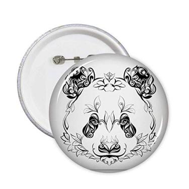 Imagem de Broche de retrato de animal panda gigante fofo 5 peças