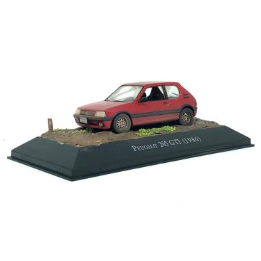 Imagem de Miniatura Diorama Peugeot 205 gti - Customizado e Envelhecido - 1:43 - Ixo