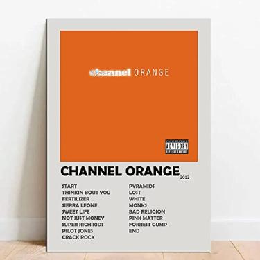 Imagem de Quadro Placa Decorativa Frank Ocean Channel Orange