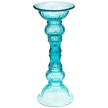 Imagem de Garber Castical 34 * 13cm Vidro Azul Av Home & Co Único