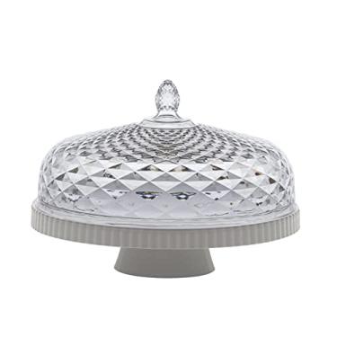 Imagem de Prato para Bolo Luxxor em Poliestireno Transparente 33cm Paramount