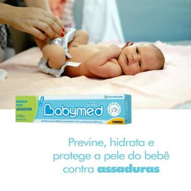 Imagem de Pomada Babymed Kit Oferta C/3 Azul Menino Para Assaduras - Cimed