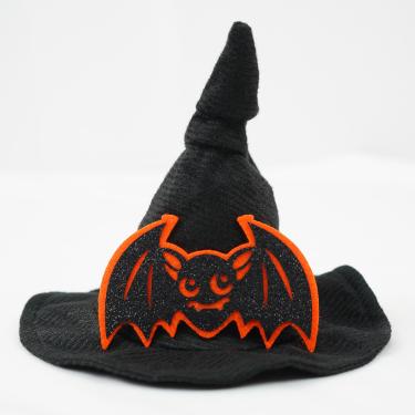 Imagem de Animais de estimação transformados em chapéus mágicos chapéus de Halloween para animais de estimação