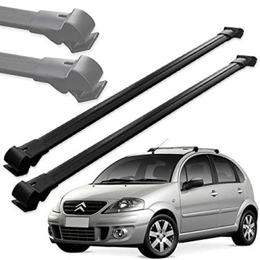 Imagem de Par Travessa Teto Alumínio Compatível com C3 2008 Em Diante