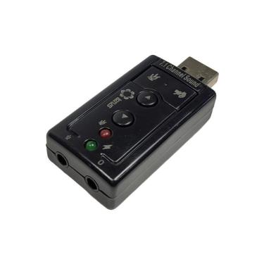 Imagem de Adaptador Usb Se Placa De Som Com P2 Pc Notebook Ad-02