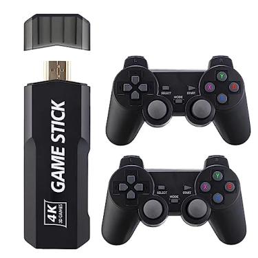 Imagem de NUTOT Video Game Stick embutido 40000 jogos 128G 2.4G controlador sem fio HD console de videogame retrô 4k HD console de videogame