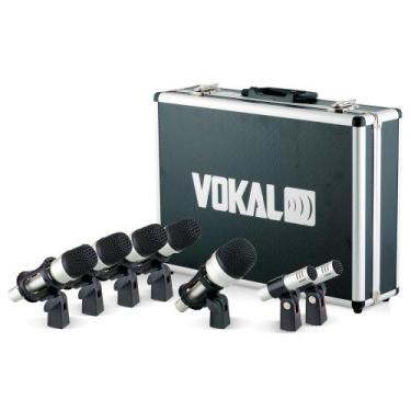 Imagem de Kit Microfone Vokal Bateria Acústica Vdm7