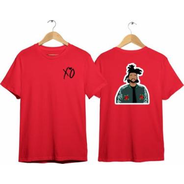 Imagem de Camiseta Básica Cantor Ator Capa Cd The Weeknd Earned Music - Asulb