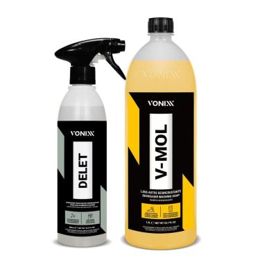 Imagem de Delet Limpador Pneus + V-Mol Shampoo Desengraxante Vonixx