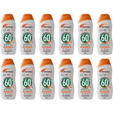 Imagem de Kit 12 Protetor Solar Repelente Corporal Nutriex 60fps 120ml