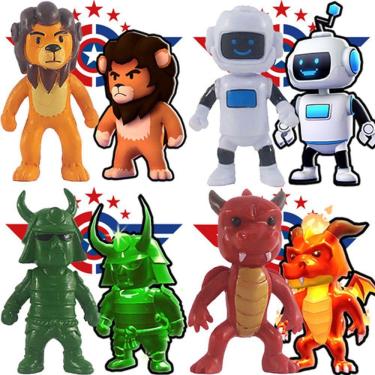 Imagem de Stumble Guys 4 Bonecos Personagem Jogo  