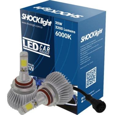 Imagem de Lampada Led Head Light Hb3 Shocklight 3200 Lumens Com Reator